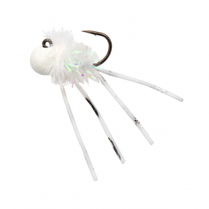 Image of Eurotackle Strider Fly | White (Glow); 1/16 oz.