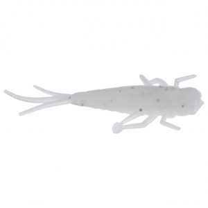 Image of Clam CPT Niku Twitch Fly | White Glow; 1 1/4 in.