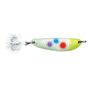 Image of Acme Tackle Ice-Winder Flutter Spoon | Wonderbread - Moonshine Glow; 1/4 oz.