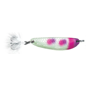Image of Acme Tackle Ice-Winder Flutter Spoon | Barbie - Moonshine Glow; 1/8 oz.