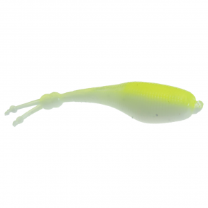 Image of Clam CPT Niku Bolt Minnow | Chart/White Glow; 1 in.