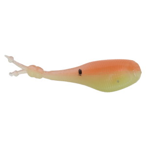 Image of Clam CPT Niku Bolt Minnow | Glow Chart/Orange; 1 in.