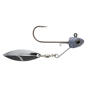 Image of Buckeye Lures BFS Su-Spin Blade | Blue Glimmer; 3/16 oz.