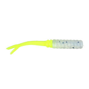 Image of Ol' Blue Tackle Fluke Soft Bait | Bling/Chartreuse; 2 1/2 in.