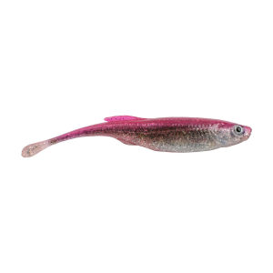 Image of Berkley PowerBait Drip Minnow | HD Pink Shiner; 4 in.