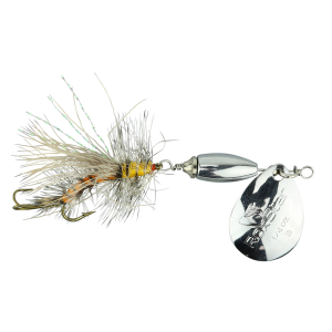 Image of RoxStar Fly Striker Spinner | Orange Krystal - Silver; 1/8 oz.