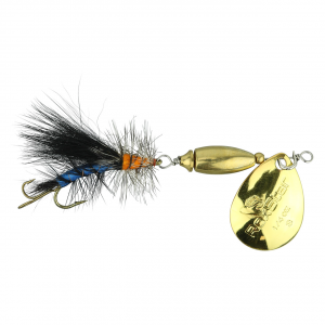 Image of RoxStar Fly Striker Spinner | Blue-Gold; 1/8 oz.