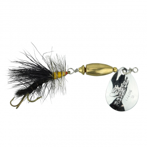 Image of RoxStar Fly Striker Spinner | Black-2-Tone; 1/8 oz.