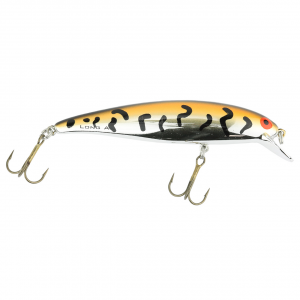 Image of Bomber 14A Short Shallow Diver | Exclusive Color - Chrome Orange Tiger; 3 1/2 in.