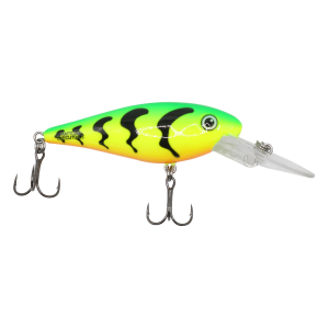 Image of Salmo Rattlin Executor Crankbait | Green Tiger; 2 in.
