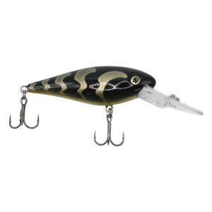 Image of Salmo Rattlin Executor Crankbait | Black Tiger; 2 in.