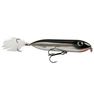 Image of Heddon Super Zara Spook Topwater Bait | Black Shiner; 4 1/2 in.