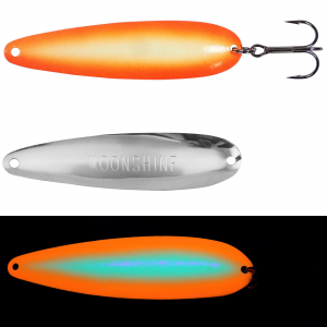 Image of Moonshine Lures Trolling Spoon | Agent Orange ; 5 in.