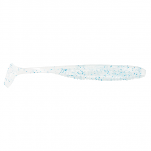 Image of Yamamoto Shad Shape Swimmer | Stealth Ice Out; 3.7 in.