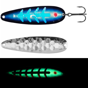 Image of Moonshine Lures Trolling Spoon | Black Ice; 5 in.