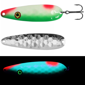 Image of Moonshine Lures Trolling Spoon | Hot Lips; 5 in.