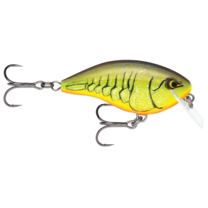 Image of Rapala Ott's Garage OG Big Rocco 6 Crankbait | Chartreuse Rootbeer Craw; 2 3/4 in.