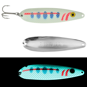 Image of Moonshine Lures Trolling Spoon | Blue Smolt; 5 in.