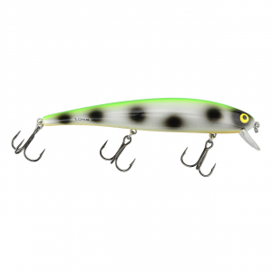 Image of Bomber 15A Long Shallow Diver | Pearl-Green Back-Orange Belly; 4 1/2 in.