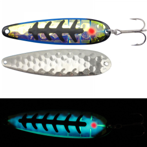 Image of Moonshine Lures RV Series Trolling Spoon | Blue Hulk; 5 in.