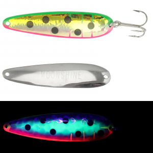 Image of Moonshine Lures RV Series Trolling Spoon | Atomic Melon; 5 in.