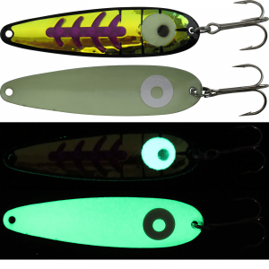 Image of Moonshine Lures RV Series Trolling Spoon | Raspberry Carbon; 5 in.