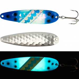 Image of Moonshine Lures RV Series Trolling Spoon | Blue Knight; 5 in.