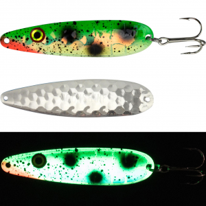 Image of Moonshine Lures RV Series Trolling Spoon | Green Goby; 5 in.