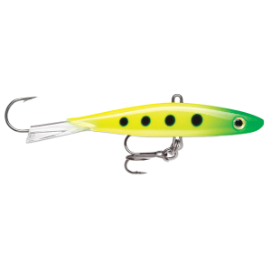 Image of Rapala Jigging Shadow Rap | Glow Slimy Lime; 2 3/4 in.