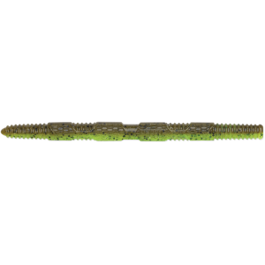 Image of Rapala CrushCity Pig Stick | Green Pumpkin Chartreuse Pepper; 5 in.