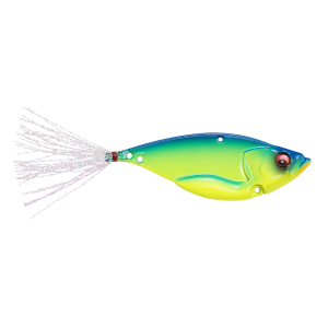 Image of Megabass Dyna Response Blade Bait | Blue Back Chartreuse; 1/4 oz.