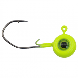 Image of Jenko Slasher Crappie Jig Head | Chartreuse; 1/8 oz.