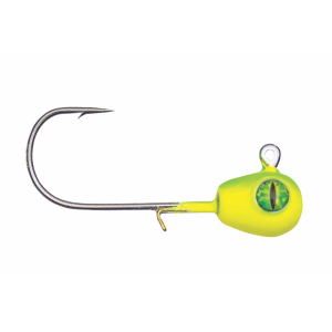 Image of Mission Tackle Tungsten Heavy Metal Jig | Chartreuse-Lime; 1/4 oz.