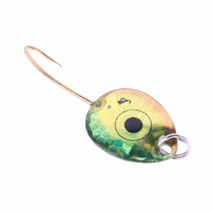 Image of JB Lures Gem-N-Eye Hologram Series Jig | Glow Gold Perch; 4