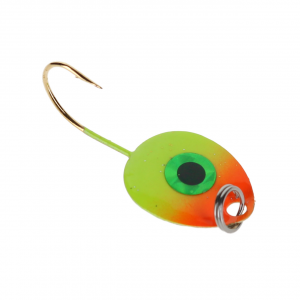 Image of JB Lures Gem-N-Eye Gold Back Series Jig | Chartreuse-Orange; 6