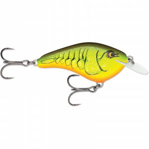 Image of Rapala Ott's Garage Slim Series Crankbait | Chartreuse Rootbeer Crawdad