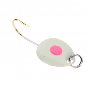 Image of JB Lures Gem-N-Eye Gold Back Series Jig | Glow-Pink Dot; 6