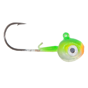 Image of Mission Tackle Walleye Slayer Jig | Glow Watermelon; 1/8 oz.
