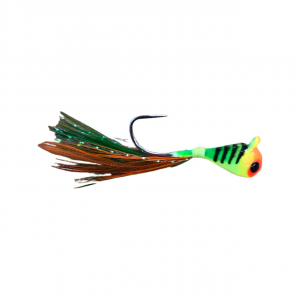 Image of JB Lures Tungsten Feather Jig | Firetiger-Glow; 6