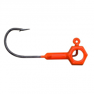 Image of Leland's Lures Crappie Magnet Eyehole Brandon Smith Jig Head | Orange; 1/4 oz.