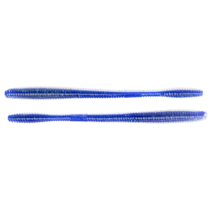Image of LIVETARGET ICT Straight Tail Worm | Blue / Purple; 5 1/2 in.