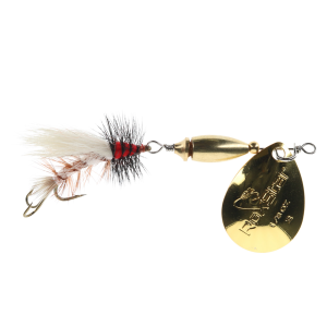 Image of RoxStar Fly Striker Spinner | White-Gold; 1/8 oz.