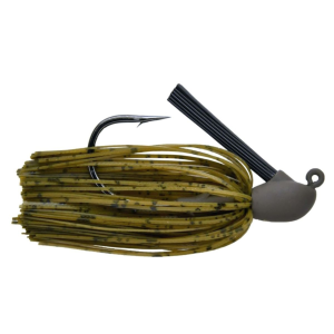 Image of Keitech M4 Tungsten Heavy Duty Jig | Green Pumpkin; 1 oz.