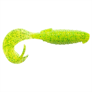 Image of Keitech Flapper Grub | Lime Chartreuse; 4 in.