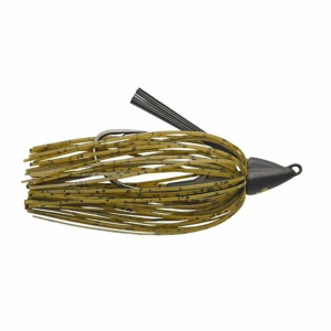 Image of Keitech Swing Swimmer Swim Jig | Green Pumpkin; 1/4 oz.