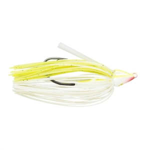 Image of Keitech Swing Swimmer Swim Jig | Chartreuse Shad; 1/4 oz.