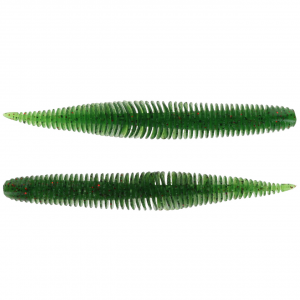 Image of Geecrack Bellows Stick Worm Soft Bait | Watermelon Red Flake; 3.8 in.