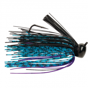 Image of VMC Weedless Football Jig | Black Blue Purple; 3/4 oz.