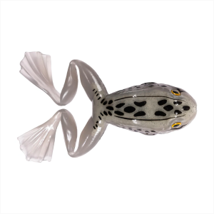 Image of LiveTarget ICT Freestyle Frog 2.0 | Grey / White; 2 1/2 in.