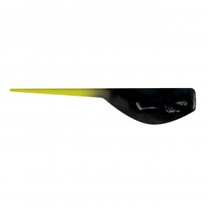 Image of Leland's Lures Slab Magnets | Black/Chartreuse; 2 1/2 in.
